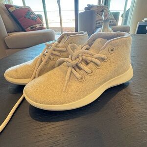 AllBirds Tan/Grey Ankle Sneakers